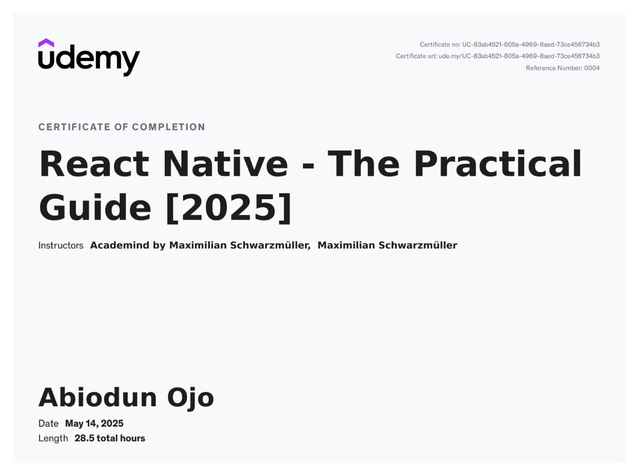 certificate-udemy